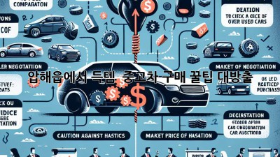 압해읍에서 득템?! ✨ 중고차 구매 꿀팁 대방출!